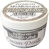 Stamperia Sculpture Meta Silver Cream Paste Metallica Argento 150 ml, Multicolore, 7.5cmX6cm, 3 unità