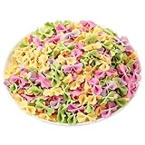 Fruit and vegetable pasta, Colorful butterfly pasta, quick cooking, lunch and family dinner 16.9 oz.