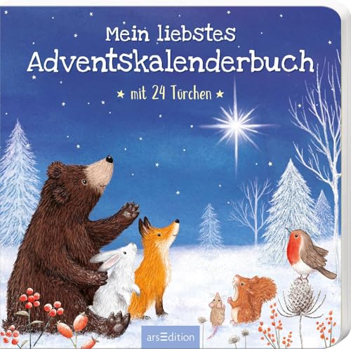 Mein liebstes Adventskalenderbuch: Mit 24 Türchen | Erste Weihnachtsgeschichte mit integriertem Adventskalender für Kleinkinder ab 24 Monaten