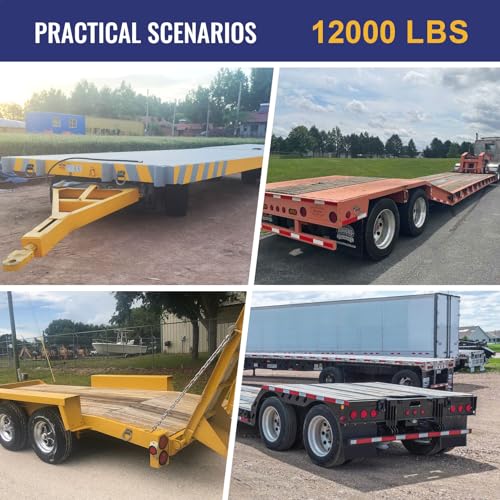 Image of Grandroad auto 8 Pack Weld-On Forged D Ring, Heavy Duty 1 /2 inch D-Ring Trailer Tie Down Anchor with MBS:12,000 lbs for Trailer, Truck Cargo, RV, ATV Tiedowns, Farm Applications and More.