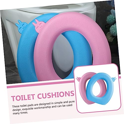 Fundas impermeables de EVA para asiento de inodoro tapizado protector lavable antideslizante 5