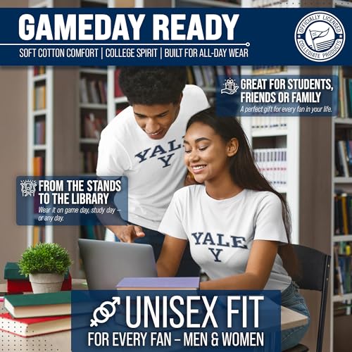 Image of NCAA Gameday Cotton T-Shirt for Men and Women | Officially Licensed NCAA Tee - Preshrunk Ring-Spun Cotton - Screen-Printed Team Logo