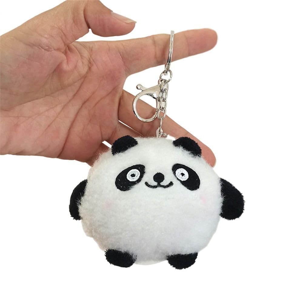 Lezoir Small Cute Toy Charm Keyring Panda | Plush Toy Plush Keychain For Bags, Black 8Cm (B0CHTFWPR5) Amazon Price History, Amazon Price Tracker