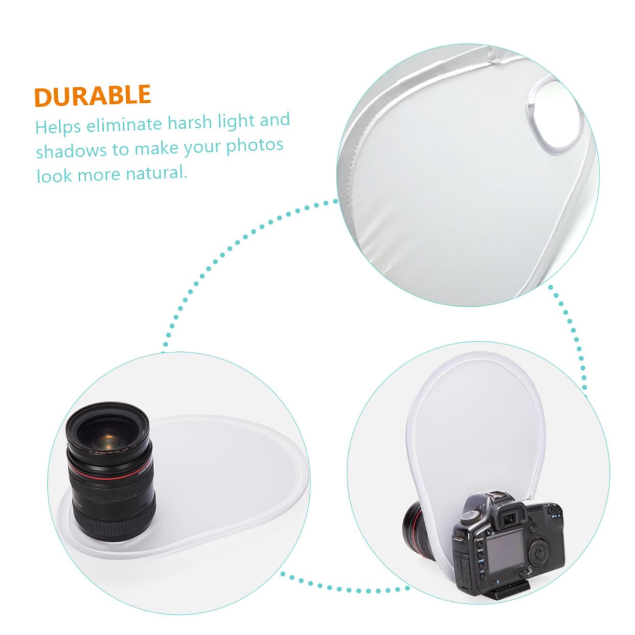 KONTONTY 2pcs Mini Diffuser Photo Light Reflector Flash Bounce Reflector Speedlight Diffuser Reflective Board for Still Life Photography Accessories Magsphere Camera Mini Soft Cloth White