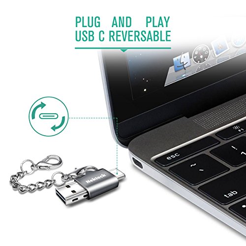 image for Nekteck 64GB Flash Drive USB Type C 3.1 & USB-A Dual Plug Flash Memory