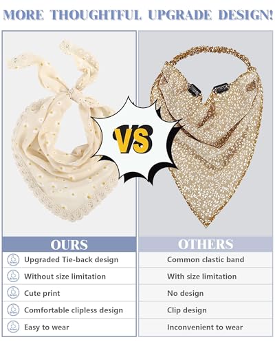 Geometric Print Cotton Scarf - Non-Slip Elastic Edges, Gym & Daily Styling3