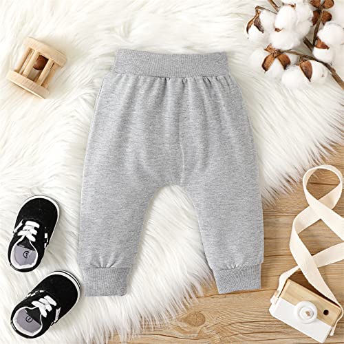 3 Month Outfits Boys Girls Patchwork Slacks Trousers Pants Leggings Sportspants Clothes3