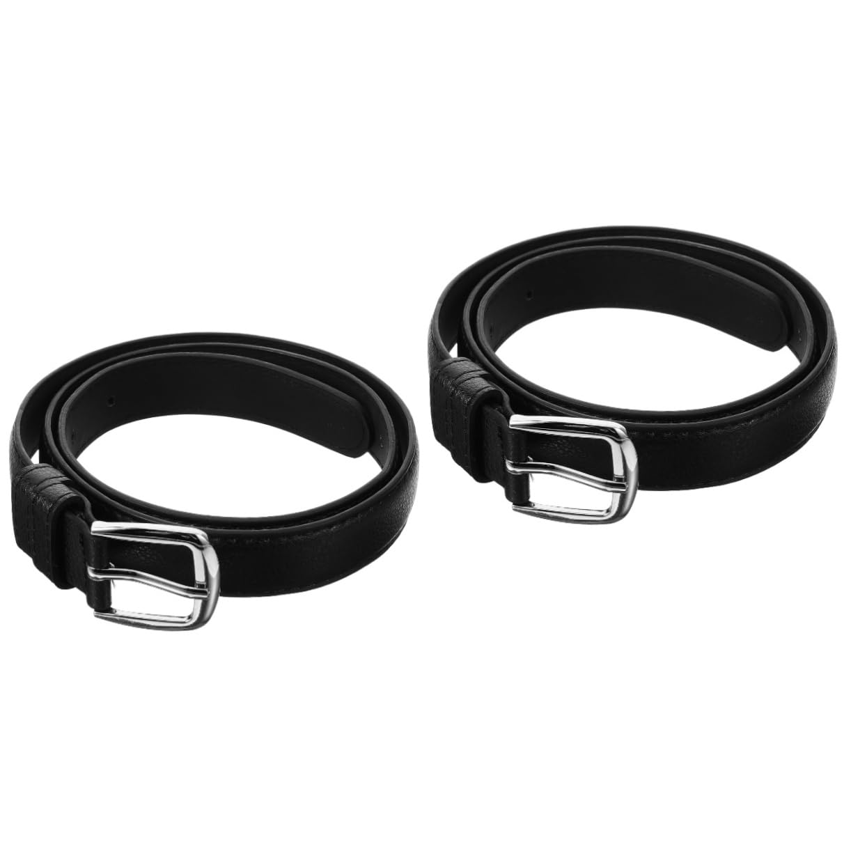 Didiseaon 2pcs Boys Belt for Durable Leather Waist Belt for Ages Simple Design for Casual and School Wear Comfortable Fit for All Outfits