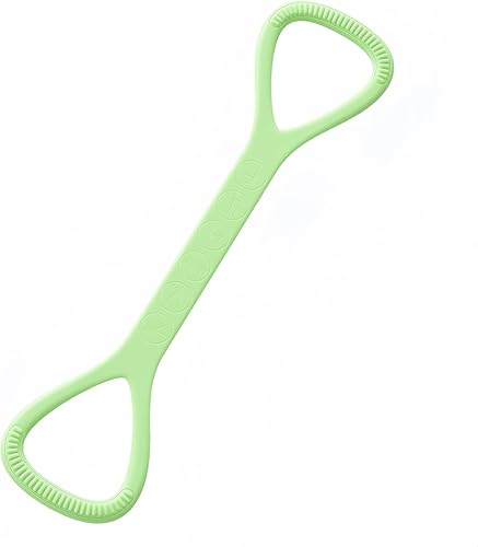 Figura 8 Banda de resistencia, 25 libras, banda elástica de ejercicio de silicona para estiramiento de yoga y fisioterapia - para ejercicios de