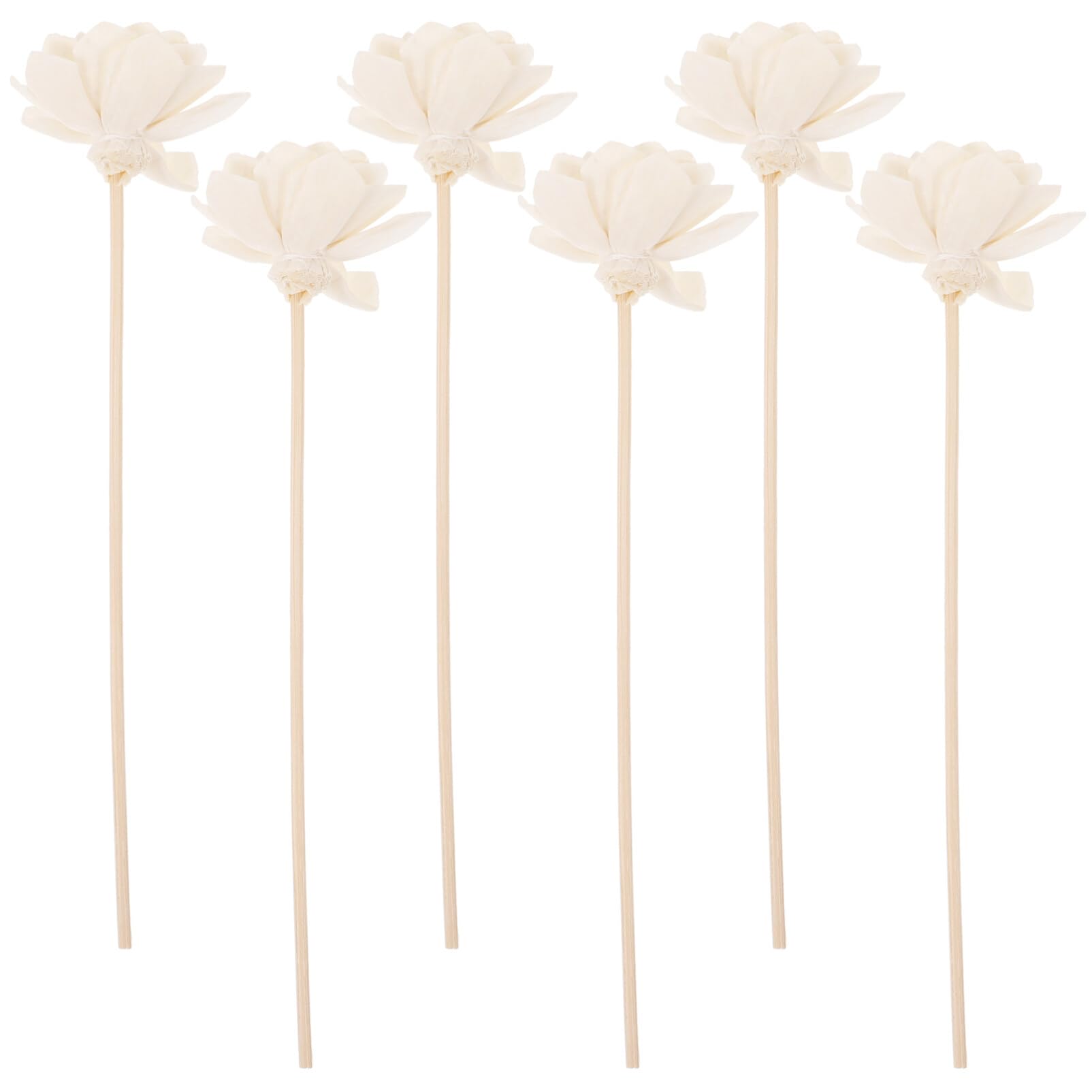 HOLIDYOYO 6pc Aromatherapy Flower Diffuser Sticks Oil Scent for Diffuser Home Decor Wedding Fragrance Reeds