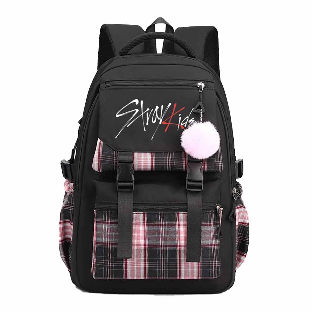 Harajuku Rucksack mit großem Fassungsvermögen, wasserabweisend, Laptopfach, Schulrucksack für Uni– Perfekt für STAY Fans