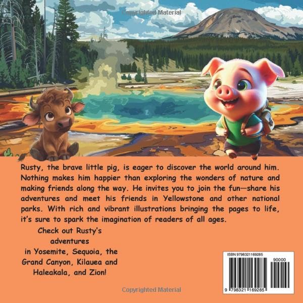 Rusty Goes Hiking, Yellowstone: A Little Pig Explores America's National Parks - Image 2
