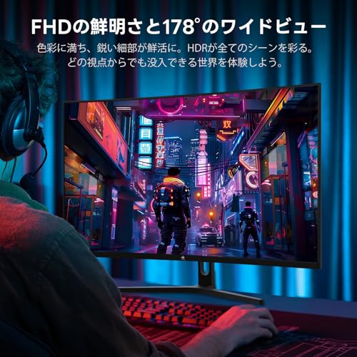 undefined Z Z-Edge 32インチ ゲーミング モニター 240Hz 1ms 曲面 16:9 1920x1080 フレームレス LED ディスプレイー モニター、UG32P AMD Freesync プレミアム DPポート HDMIポート の商品画像 4