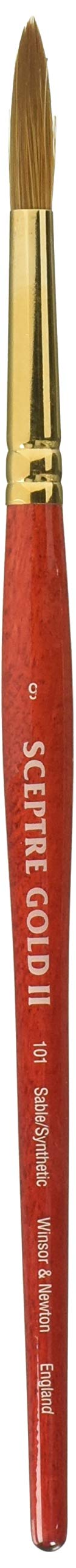 Winsor & Newton : Sceptre Gold Brush : Series 101 : Round No 9