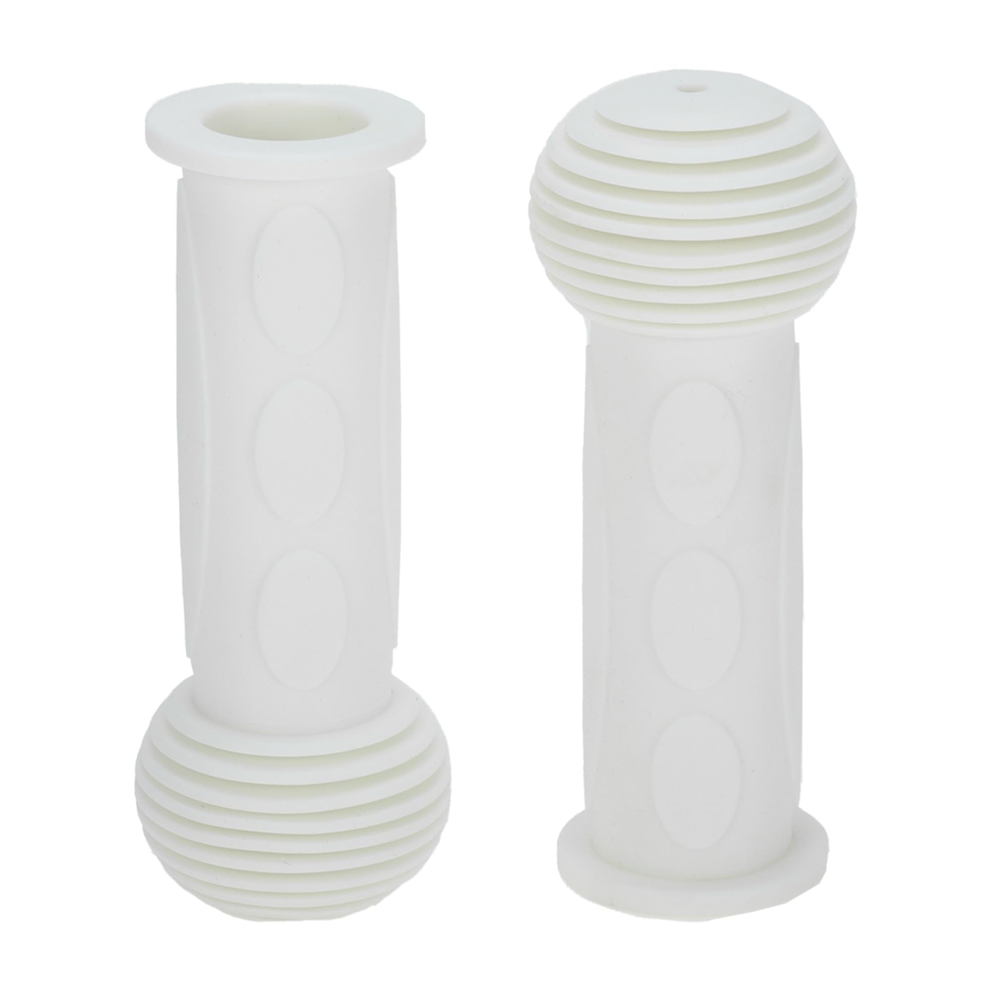 TUCKBOLD Child Bike Handlebar Grips Covers 110mm Long Soft, White