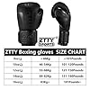 Boxing Gloves Kickboxing Muay Thai Punching Bag MMA Pro Grade Sparring Training Fight Gloves for Men & Women (Black, 10oz)