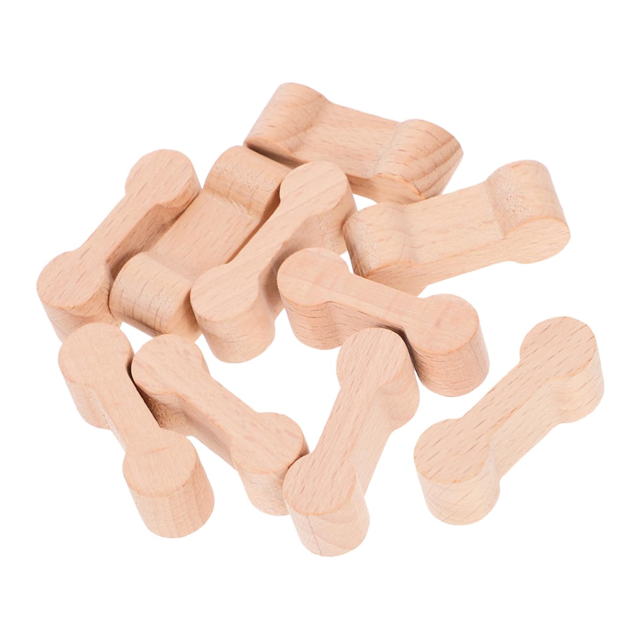 TOYANDONA 20pcs Wooden Dog Train Track Adapter Toy Train Accessory Set for Boys and Girls