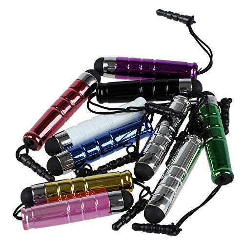 SAI INDER KALA 10 in 1 Bundle Mini Capacitive Stylus/Styli Pen - Blue Purple Red Green G T2W6