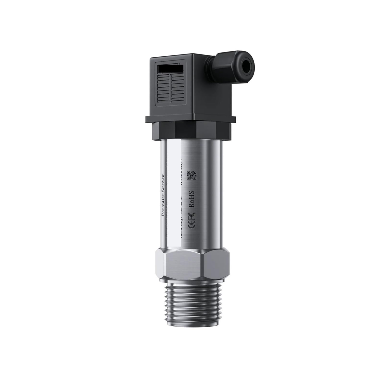 NOBIRTBSA Pressure Sensor Pressure Transmitter Output 4-20mA RS485 0-10V 0-5V Water Fuel Pressure Transducer 0-60Mpa G1/4 Pressure Sensor(Output 4-20ma,0-1Mpa)