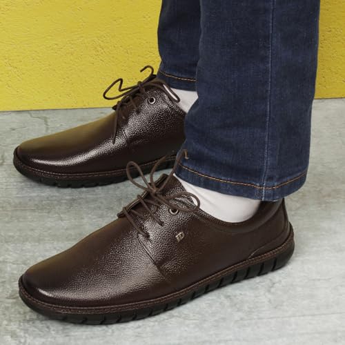 Image of ID Lace-Up Leather Formal Shoes for Men