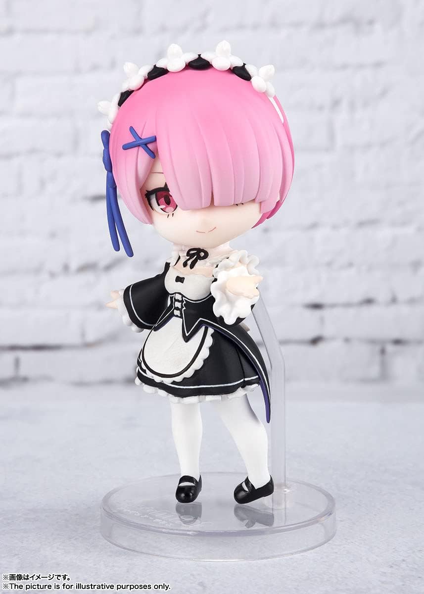  Figure anime Re:ZERO Figuarts Mini Ram 90mm TAMASHII NATIONS Dapatkan sekarang dan lengkapi koleksimu 