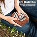 Mini Kalimba 8 Keys Finger Piano Clear Pleasant Sound Portable Thumb Piano Pendant with Hanging Rope (XA67 Cat Head)