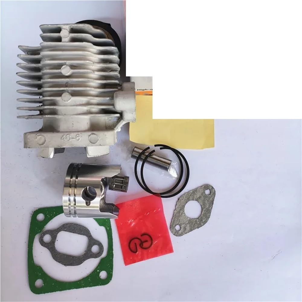 Kit de pistón cilíndrico de 40mm, Apto for NB411 EC04 CG411, desbrozadora de 40,2cc, cortacésped, Clips de Anillo ZY KOB, rodamiento de Junta de Pin