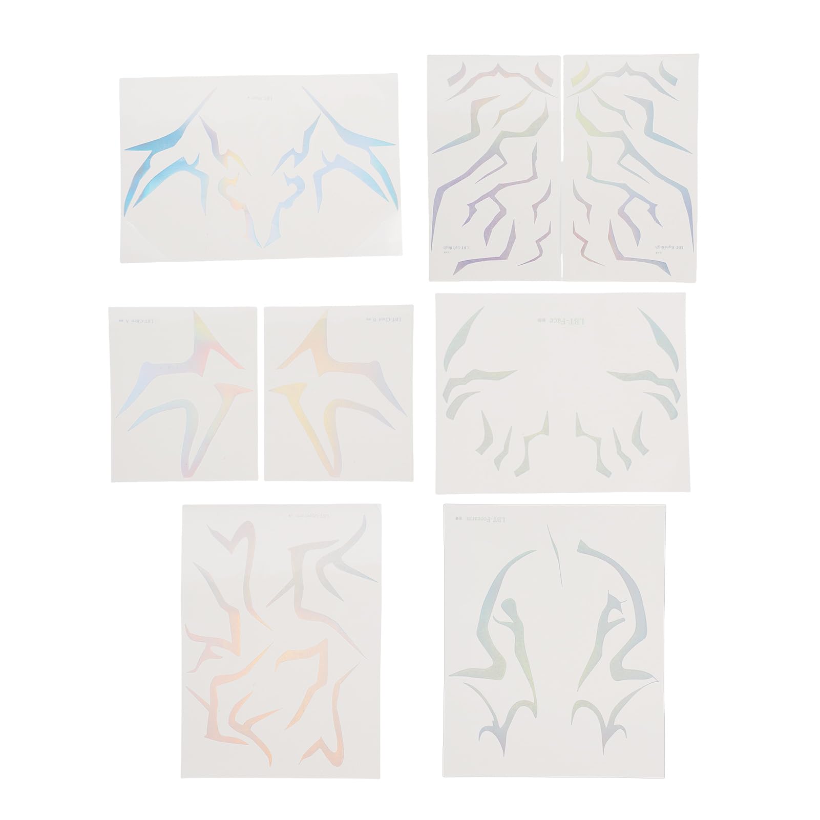 Water Transfer KPop Makeup Stickers, Durable Temporary Tattoos