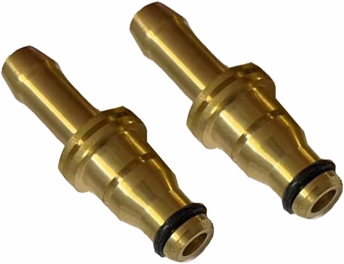 A0039970689 0039970689 Gold 2Pcs Expansion Tank Coolant Radiator Pipe Connector Compatible with Mercedes Benz S203 W203 C209 A209 X164 W221(2Pcs B)