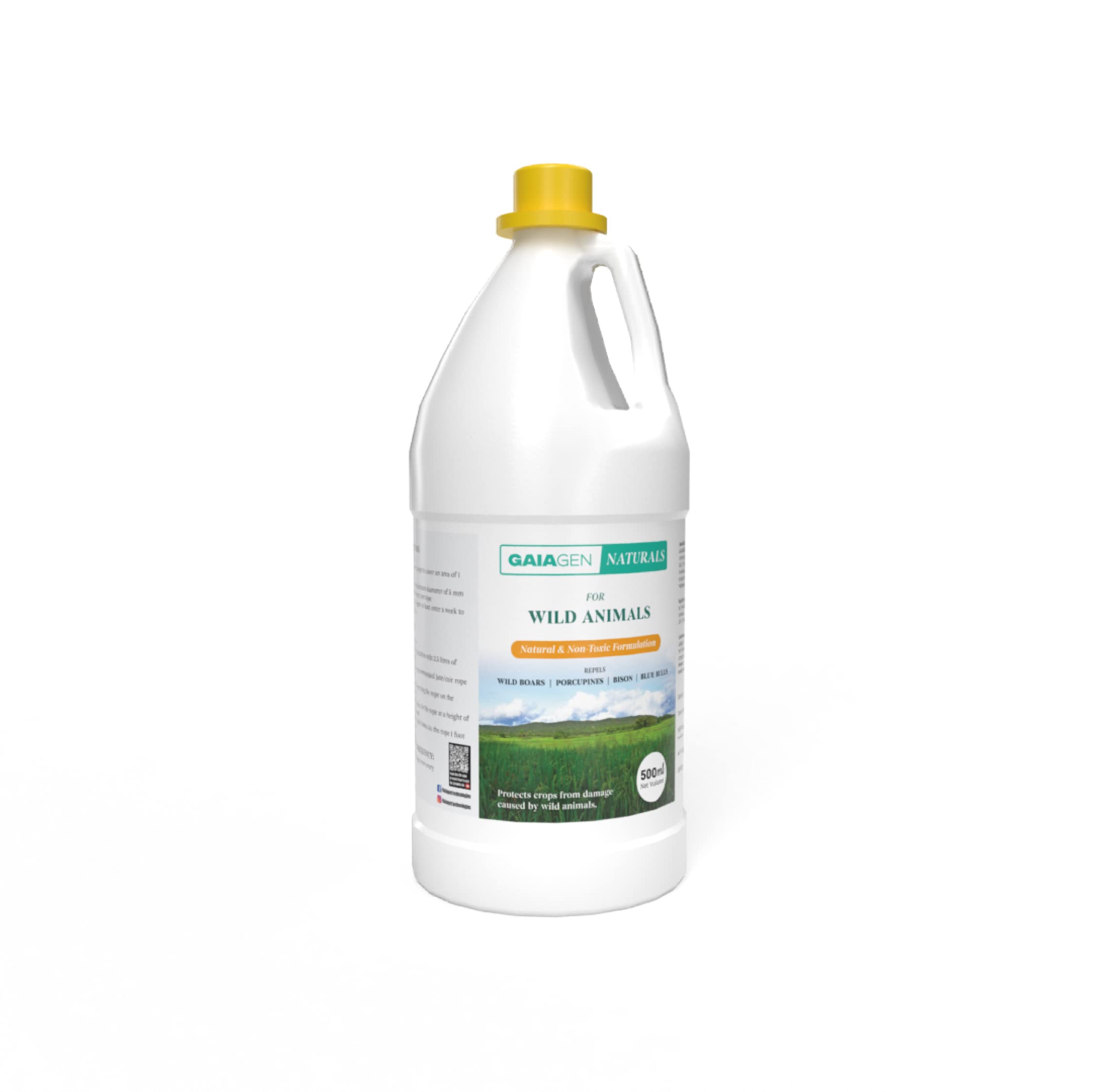 GAIAGEN Neelbo (500 ml) Natural Formulation to Repel Wild Boars, Porcupines, Bison & Blue Bulls Without harming Them.