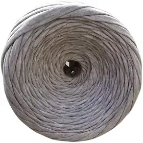 Fio de Malha Dalia Premium 500g – Espessura 33mm, Anti-Pilling, para Crochê, Tricô e Bolsas Artesanais (9011-Gelo mescla)