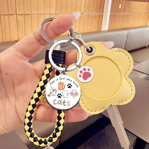 Cat Keychain Funny Keychains Cat Gifts Cute Keychain Charms Cats Accessories for Women Cats Themed Gifts for Women Bag Accessories Charms3