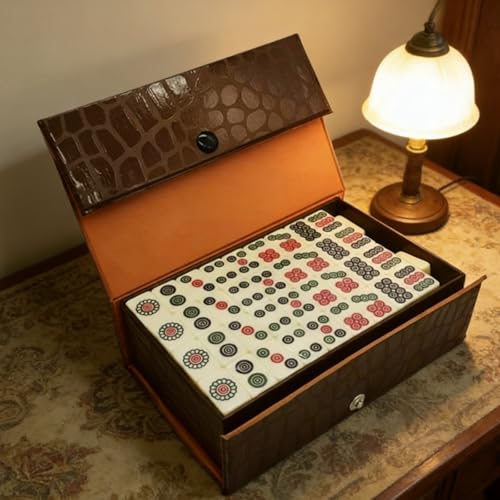 Set Mini Mahjong Ligero con Caracteres Grabados miniatura 4