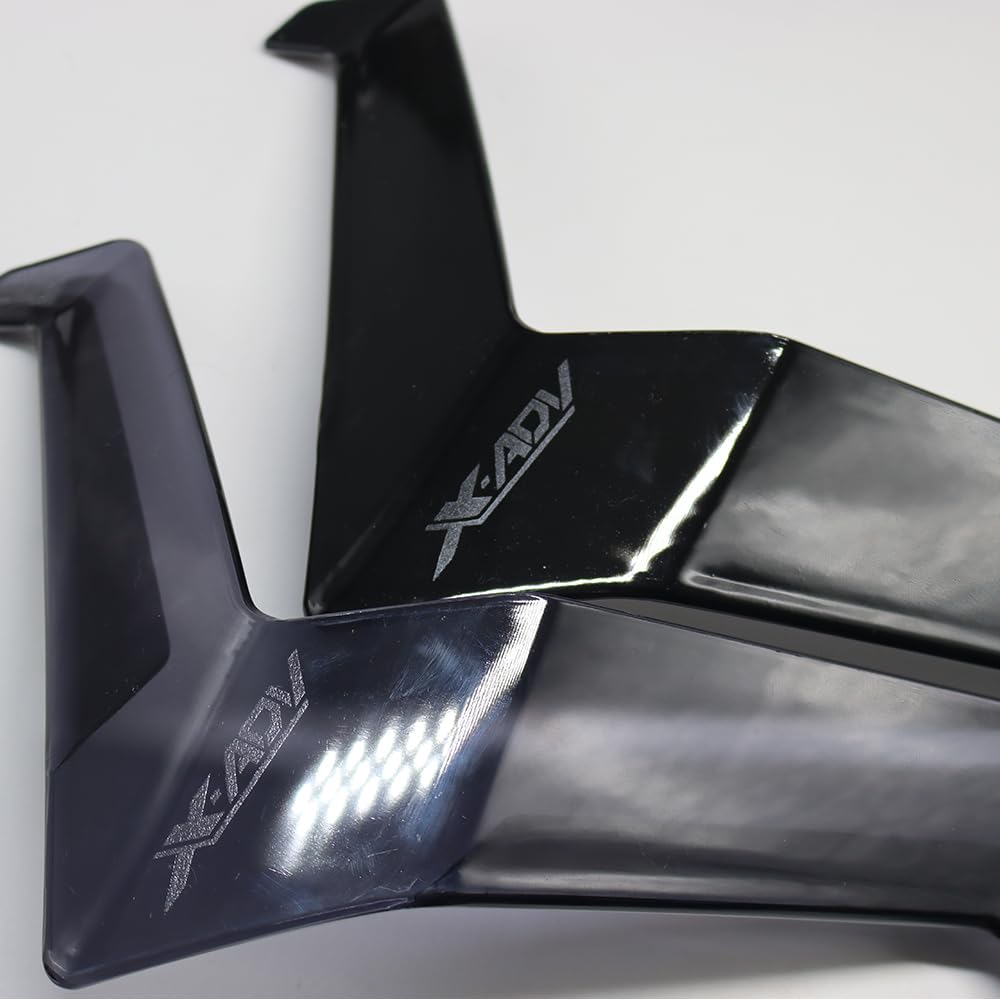 Para X-ADV 750 X ADV750 XADV 750 2025 - Nuevos accesorios para motocicletas Deflector lateral aire Protección de piernas laterales Revestimiento lateral Decoración Deflector de viento (gris)