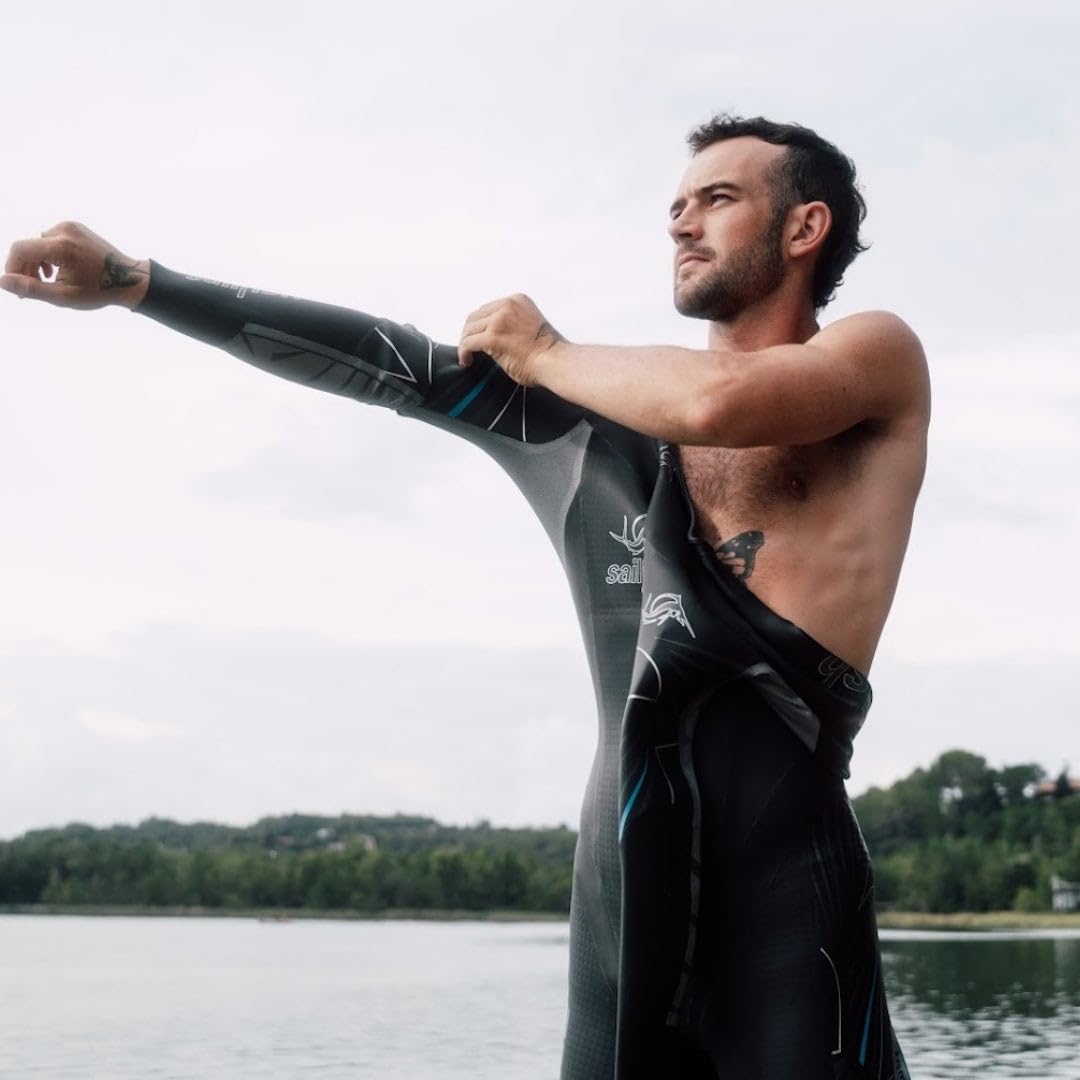 sailfish® Neoprenanzug Herren | Ultimate IPS Plus 4 | Hochleistungs-Triathlon Wetsuit mit maximaler Flexibilität & Geschwindigkeit | Wettkampfanzug für Profis & ambitionierte Athleten