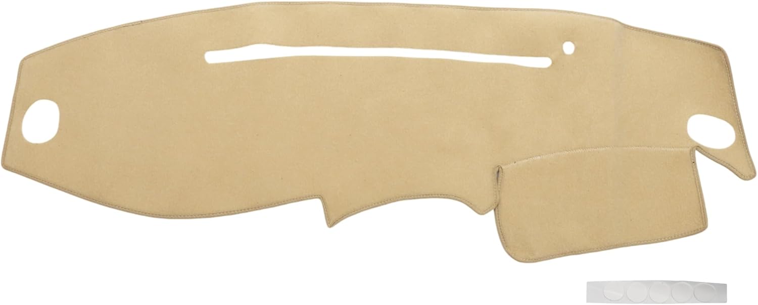 Dash Cover for Ford for Ranger 1995-2011 Dash Board Mat Non-Slip Dash Cover Mat Pad Polyester Center Console Dashboard Cover Pad Carpet Beige
