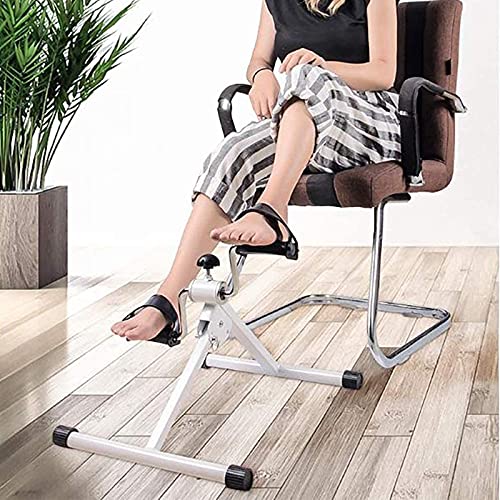 Image of Portable Pedal Exercise Folding Mini Exercise Bike, Lazy Skinny Leg Exercise Equipment, Home Rehabilitation Mini Pedal Exercise Bike, Portable Indoor Fitness Equipment,Red
