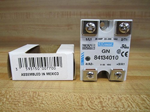 CROUZET 84134010 SSR, PANEL MOUNT, 280VAC, 32VDC, 25A