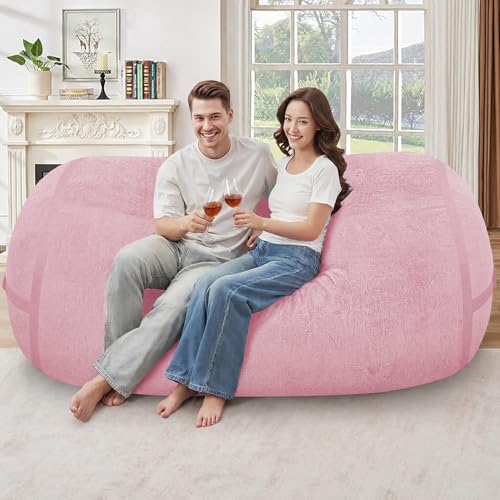 Image of 6FT Bean Bag Chair 6'Giant Bean Bag Chairs with Adults, Large Beanbag Chair