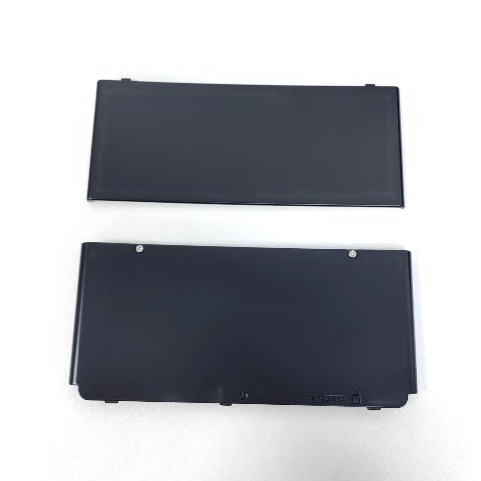 Carcasa Frontal/Trasera de Repuesto Cubierta Superior e Inferior de Cáscara Cubierta DIY Accesorios para Nintendo New 3DS Consola, Negro