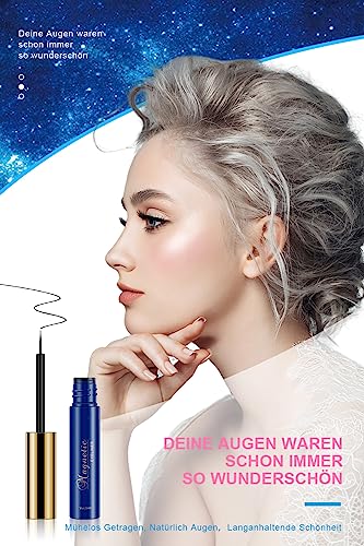 2. Bild von Aosun Magnetische Wimpern mit Eyeliner Kit, 7 Stile, 3D Magnetic Lash Extensions für Natürlich Look, Falsche Künstliche Wimpern Set, Wasserdicht, Ohne Kleber, Schwarz, Eye Make-up für Cat Eye & Hallow