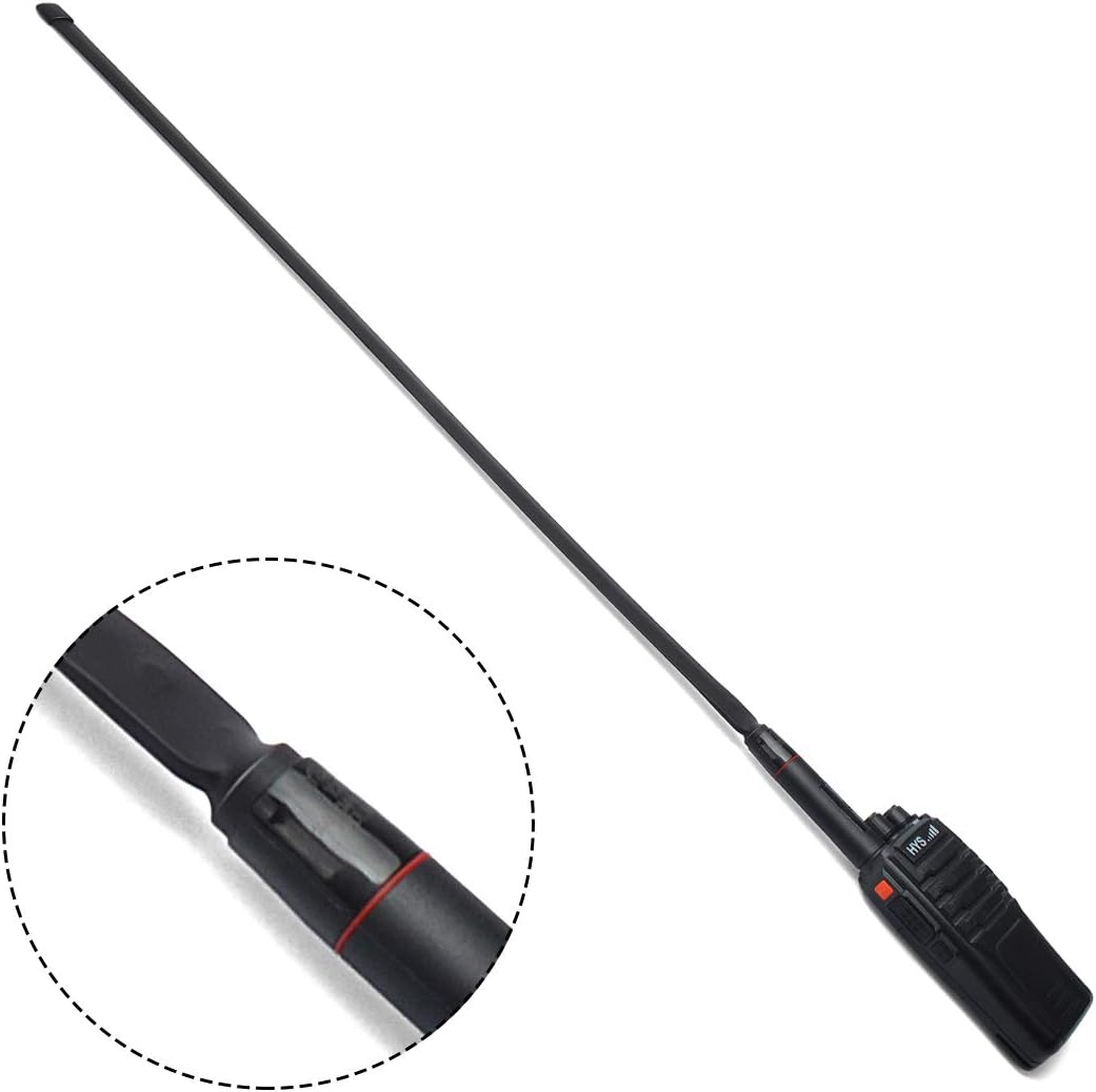 Hottest Sale HYS Foldable CS Tactical Antenna SMA Female Dual Band VHF UHF 144/430Mhz 31.5-Inch Antenna for Baofeng UV-5R, UV-82, BF-F8HP, UV-5R V2+ Plus, BF-F9 V2+ 2 Way Radio Black Friday - 80% OFF HYS Foldable CS Tactical Antenna SMA Female Dual Band VHF UHF 144/430Mhz 31.5-Inch Antenna for Baofeng UV-5R, UV-82, BF-F8HP, UV-5R V2+ Plus, BF-F9 V2+ 2 Way Radio