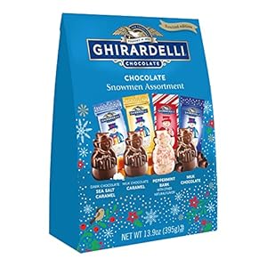 GHIRARDELLI Holiday Chocolate Snowmen Assortment, 15.3 Oz Bag