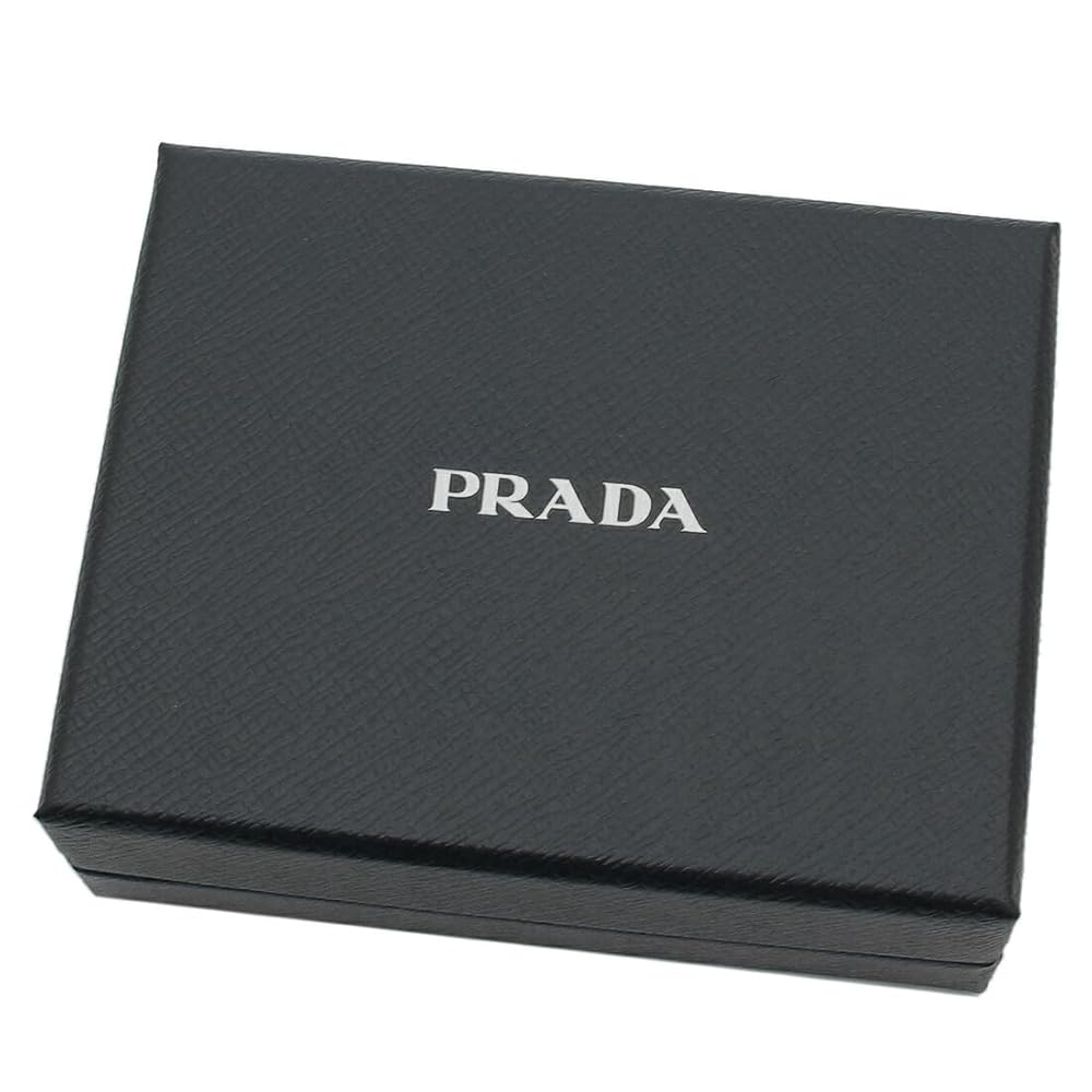 ✨未使用展示品・箱付き✨　PRADA ミニ財布　サフィアーノレザー　二つ折り 未使用級】プラダ 二つ折り財布 ミニ財布 サフィアーノレザー
