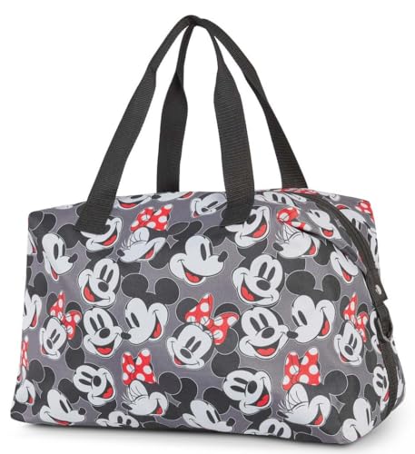 Disney Tote Duffel Bag Mickey Mouse Friends All Over Print Weekender Travel4