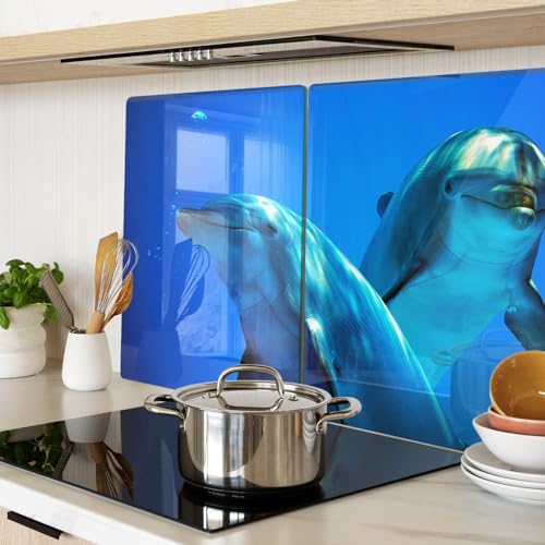 Planche à découper décorative dauphins pour embellir votre cuisine
