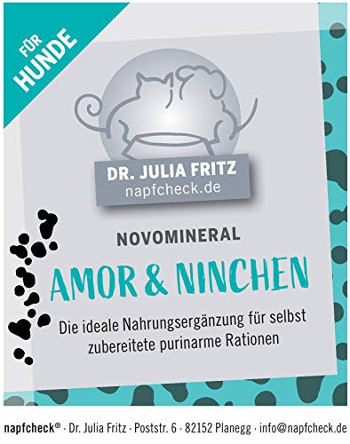 napfcheck Amor & Ninchen - für purinarme Rationen oder Leishmaniose Diäten - für den Hund - 500 g