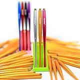 3 Pack of Elegant Metal Stylist Pens, Honsky® Colorful Slim Long Capacitive Stylus, Universal Sensitive Stylus Pen, Mesh Stylus For Touch Screens, Hybrid Mesh / Rubber Tip Stylus, For Apple iPad Mini 3 2, iPhone 6S 6S Plus 6 6 Plus 5 5s 5c 4s, Google Nexus 5 7, Galaxy S6 S6 Edge S5 S4, HTC One M8 M7,Blackberry, Other Android / Windows Smartphone,Tablet - WITH REPLACEMENT TIPS - Colors of Hot Pink, Silver, Golden