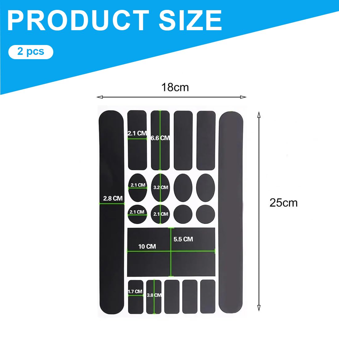 5 Piezas Protector Cuadro Bicicleta Pegatinas, Pegatinas Cuadro Bicicleta, Protección Cuadro Bicicleta, Película Adhesiva Protectora Carbono, Para Descenso, Mtb, Mountain Bike, Etc. (Negro)