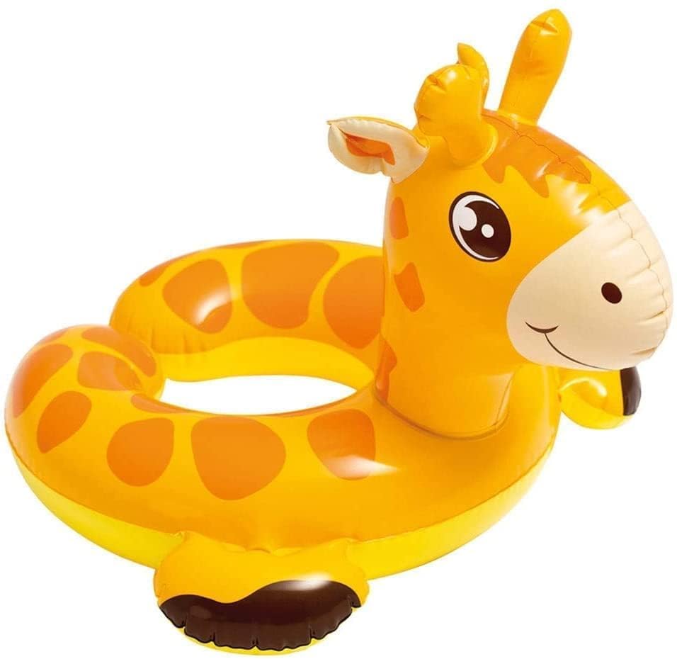Image of Glan Swimming Ring Adult /Kids Inflatable Pool Float Tube Circle Water Toys Air Mattress Pool Swim Tube (Multi Color) (Animal Swimming Ring 7)